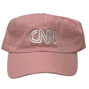 Women's Adjustable Pink "CNN" Cap